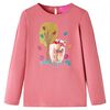 vidaXL Kinder-Langarmshirt Altrosa 128