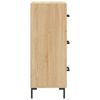 vidaXL Sideboard Sonoma-Eiche 34,5x34x90 cm Holzwerkstoff