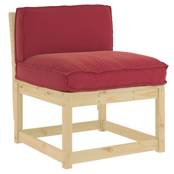vidaXL Kissen Weinrot 70 x 40 x 12 cm Oxford-Stoff