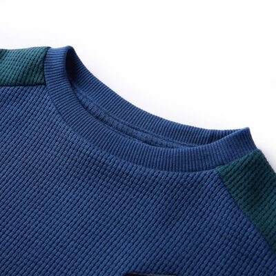 Kinder-Sweatshirt Marineblau 116