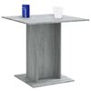 vidaXL Esstisch Grau Sonoma 80x80x75 cm Holzwerkstoff