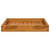 vidaXL Serviertablett 50x50 cm Massivholz Teak