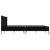 vidaXL Bettgestell Schwarz 120x200 cm Holzwerkstoff und Metall