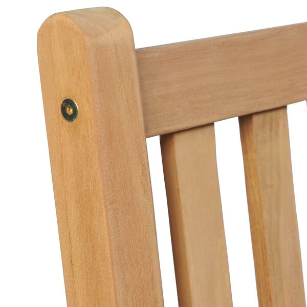 vidaXL Gartenst&uuml;hle 6 Stk. mit Creme Kissen Massivholz Teak
