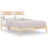 vidaXL Massivholzbett 135x190 cm