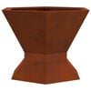vidaXL Feuerstelle Rostoptik 50 x 50 x 40 cm