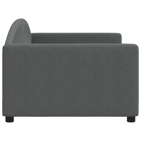vidaXL Tagesbett Dunkelgrau 90x190 cm Stoff