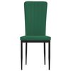 vidaXL Esszimmerstühle 4 Stk. Dunkelgrün Samt