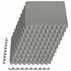 vidaXL Pool Bodenschutzmatte 50 stk. Grau 18 m&sup2; EVA-Schaum