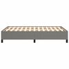 vidaXL Bettgestell ohne Matratze Dunkelgrau 120x190 cm Stoff