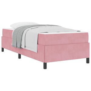 vidaXL Bettrahmen Rosa 80 x 200 cm Stoff