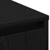vidaXL Sideboard Schwarz Eichen-Optik 71 x 34,5 x 75 cm Holzwerkstoff