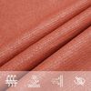 vidaXL Sonnensegel 160 g/m&sup2; Terrakottarot 4x6 m HDPE