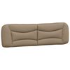 vidaXL Bett mit Matratze "Hvar" Cappuccino-Braun 180x200 cm Kunstleder