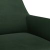 vidaXL Esszimmerst&uuml;hle 2 Stk. Drehbar Dunkelgr&uuml;n Samt