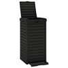 vidaXL Outdoor-M&uuml;lltonne Schwarz 41x41x86 cm Polypropylen