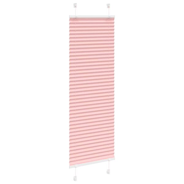 vidaXL Plissee Rosa 40x100 cm Stoffbreite 39,4 cm Polyester