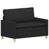 vidaXL Sofa Schwarz 126 x 81 x 87,5 cm Stoff