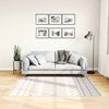 vidaXL Teppich Waschbar Schwarz und Wei&szlig; 120x170 cm