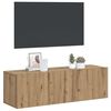 vidaXL TV-Wandschrank Artisan-Eiche 100x30x30 cm Holzwerkstoff