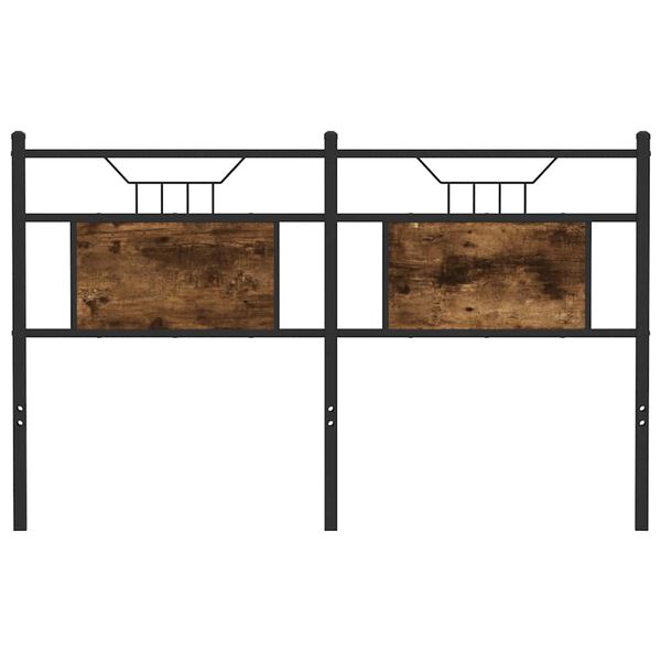 vidaXL Ersatz-Kopfteil R&auml;uchereiche 137 cm Holzwerkstoff und Stahl