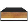 vidaXL Bettgestell Schwarz Metall 90x200 cm