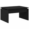 vidaXL Couchtisch Schwarz Eichen-Optik 68 x 50 x 38 cm Holzwerkstoff