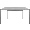vidaXL Gartenpavillon Stahl 400 x 400 x 260 cm Anthrazit