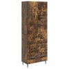 vidaXL Schrankset 2 pcs Ger&auml;ucherte Eiche 66 x 34,5 x 90 cm