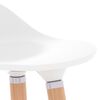 vidaXL Barhocker 2 Stk. Wei&szlig;