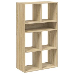 vidaXL B&uuml;cherregal Sonoma-Eiche 66x31x112 cm Holzwerkstoff