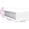 vidaXL Bettrahmen mit Matratze Creme 90 x 200 cm Stoff