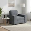 vidaXL Sessel Dunkelgrau 100x78x84 cm Samt