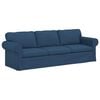 vidaXL Sofa Blau 245 x 82 x 80 cm Stoff