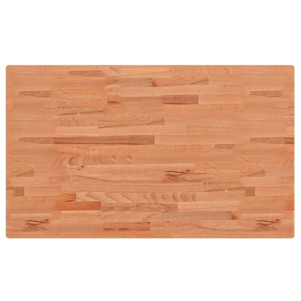 vidaXL Waschtischplatte 100x60x1,5 cm Massivholz Buche
