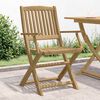 vidaXL Gartenst&uuml;hle 2 Stk. Klappbar 54x61x88 cm Massivholz Akazie