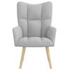 vidaXL Relaxsessel Wolkengrauer Stoff