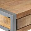 vidaXL Schreibtisch 108x50x75 cm Raues Mangoholz