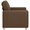 vidaXL Sofa 59cm Braun Stoff