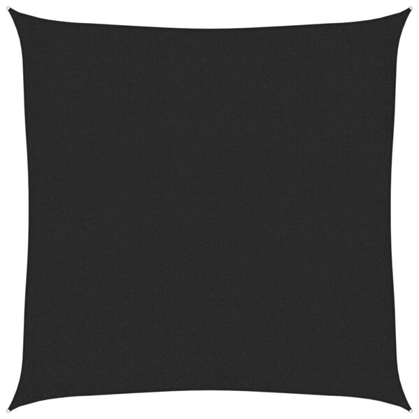 vidaXL Sonnensegel 160 g/m&sup2; Schwarz 2x2 m HDPE