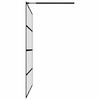 vidaXL Duschwand für Walk-in Dusche Mattes Sicherheitsglas 80x195 cm