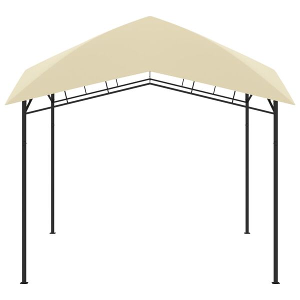 vidaXL Gartenpavillon 3x3x2,9 m Cremewei&szlig; 180 g/m&sup2;