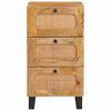 vidaXL Sideboard mit Schubladen Braun 40 x 33 x 75 cm Massivholz Mango