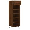 vidaXL Schuhschrank Braun Eichen-Optik 30x35x105 cm Holzwerkstoff