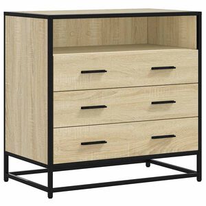 vidaXL Schubladenschrank Sonoma-Eiche 70x41x70 cm Holzwerkstoff