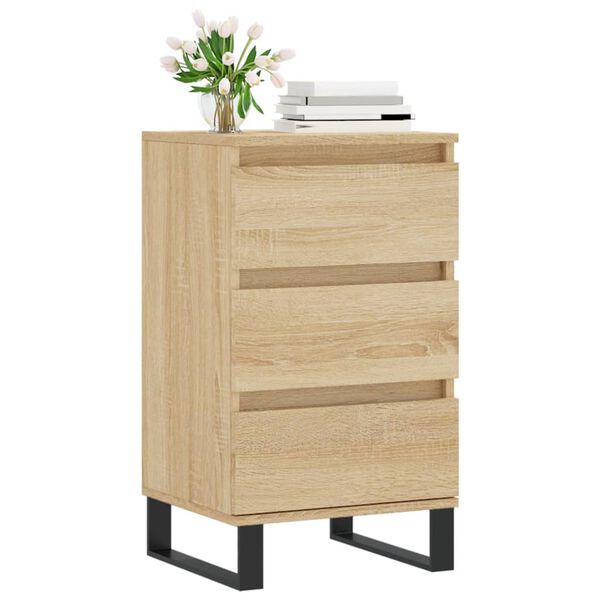 vidaXL Sideboard Sonoma-Eiche 40x35x70 cm Holzwerkstoff
