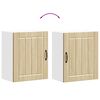 vidaXL K&uuml;chen-H&auml;ngeschrank Lucca Sonoma-Eiche Holzwerkstoff