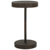 vidaXL Gartentisch Braun 60,5x106 cm Poly Rattan