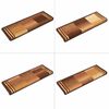 vidaXL Stufenmatten Selbstklebend 5 Stk. 65x21x4 cm Braun