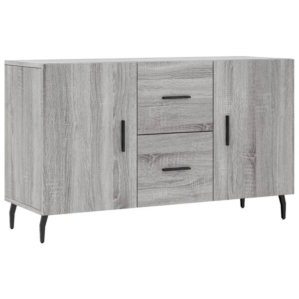 vidaXL Sideboard Grau Sonoma 100x36x60 cm Holzwerkstoff